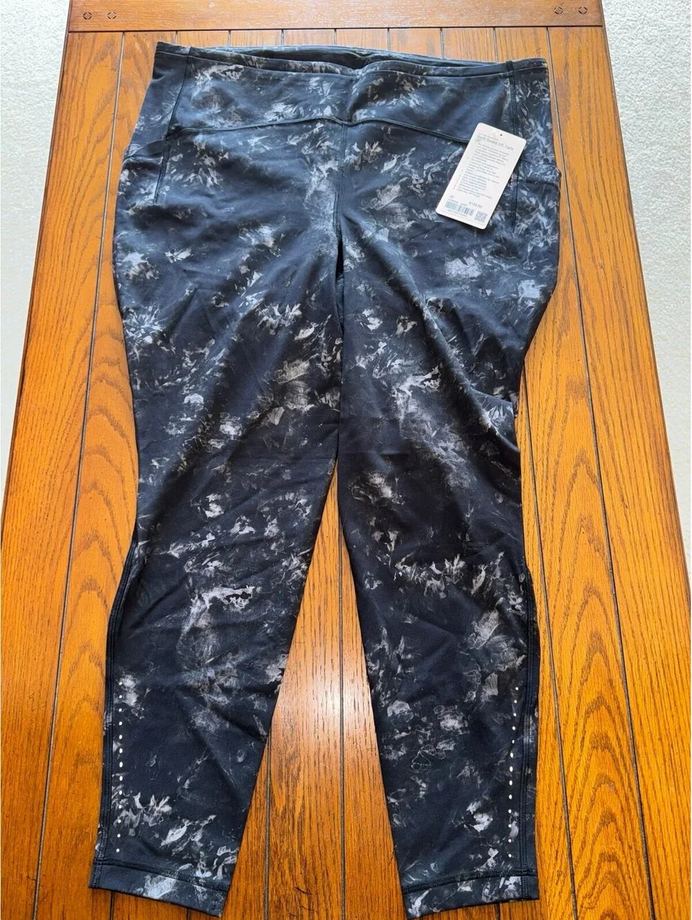 Lululemon Swift Speed With Pockets High Rise 28” Aquila Black Multi Size 20 NWT
